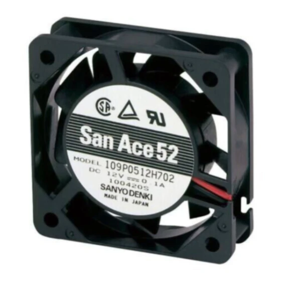 Sanyo 109P0512H702 Fan