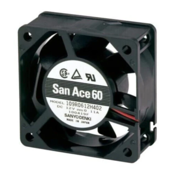 Sanyo 109R0624G4D01 Fan