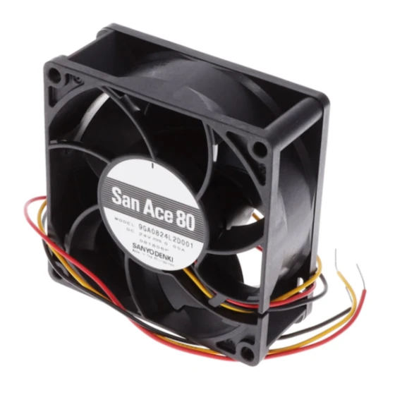 Sanyo Denki 9GA0824L2D001 fan