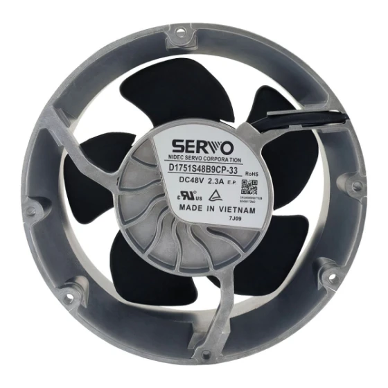 Nidec/SERVO D1751S48B9CP-54 Fan