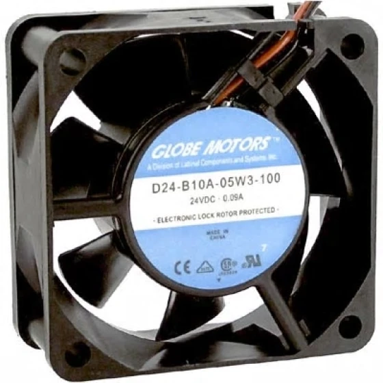 Globe Motors D24-B10A-05W3-100 Fan