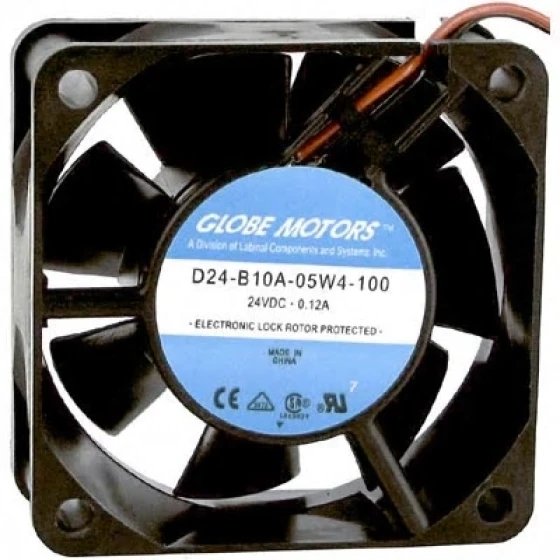 Globe Motors D24-B10A-05W4-100 Fan