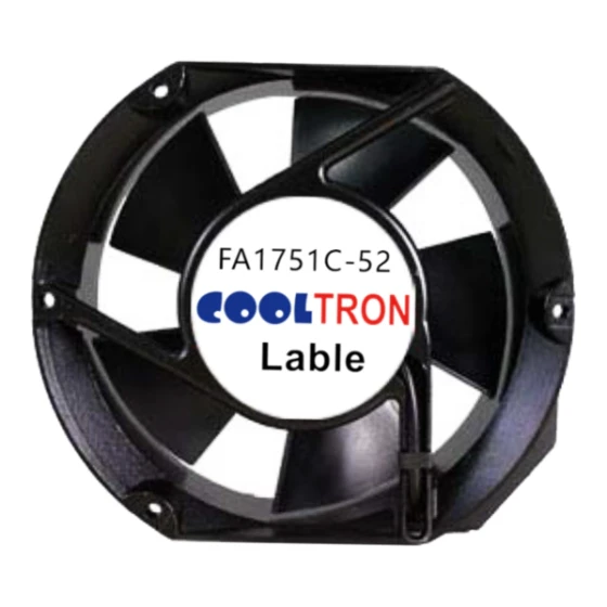 Cooltron FA1751B11T7C-52 fan