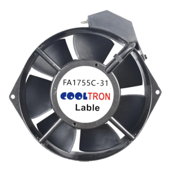 Cooltron FA1755B11T7C-31 fan