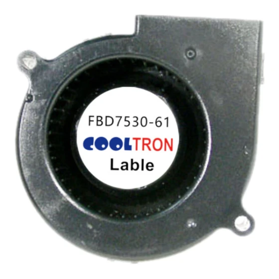 Cooltron Industrial Supply FBD7530B12W3-61 fan