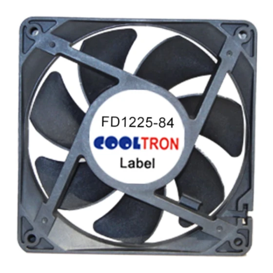 Cooltron Industrial Supply FD1225B24W3-84-2RC1 fan