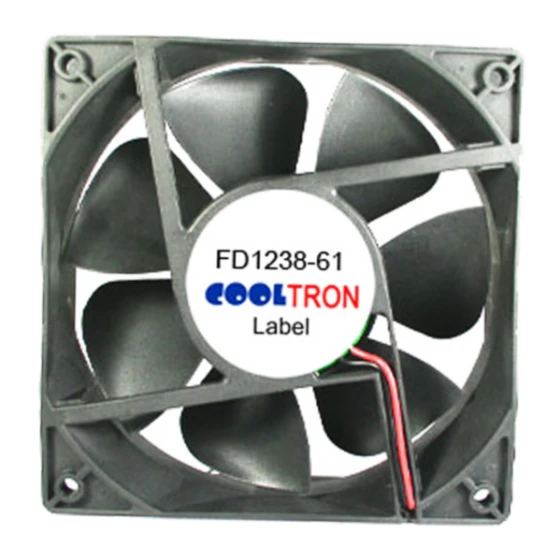 Cooltron Industrial Supply FD1238B24W3-61-3RY fan