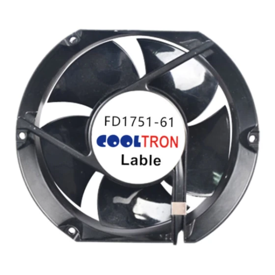 Cooltron Industrial Supply FD1751B24W7-3P-61 fan