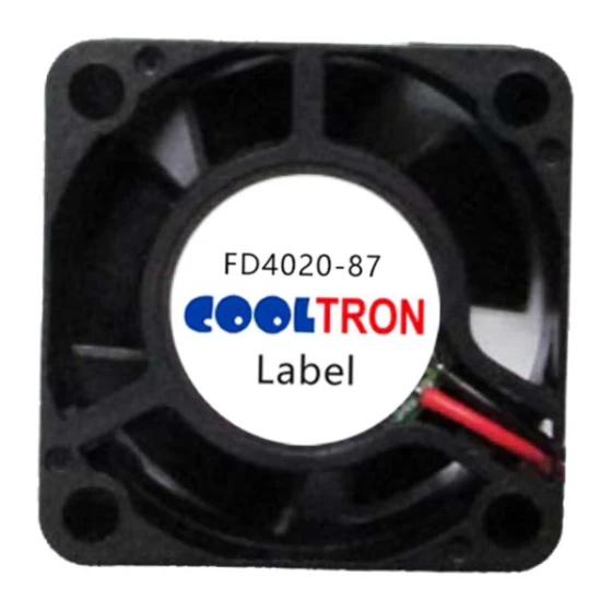 Cooltron Industrial Supply FD4020B12W7-87-2R fan