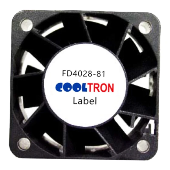 Cooltron Industrial Supply FD4028B12W1-81-3R fan