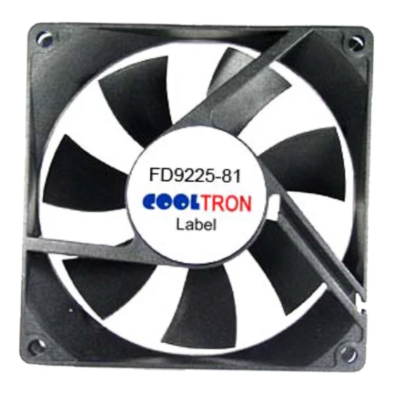 Cooltron Industrial Supply FD9225B24W11-81-3H fan