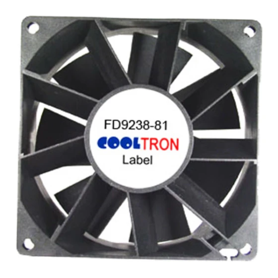 Cooltron Industrial Supply FD9238B12W5-81-2RX.C fan