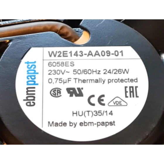 Ebmpapst W2E143-AA09-01 Fan